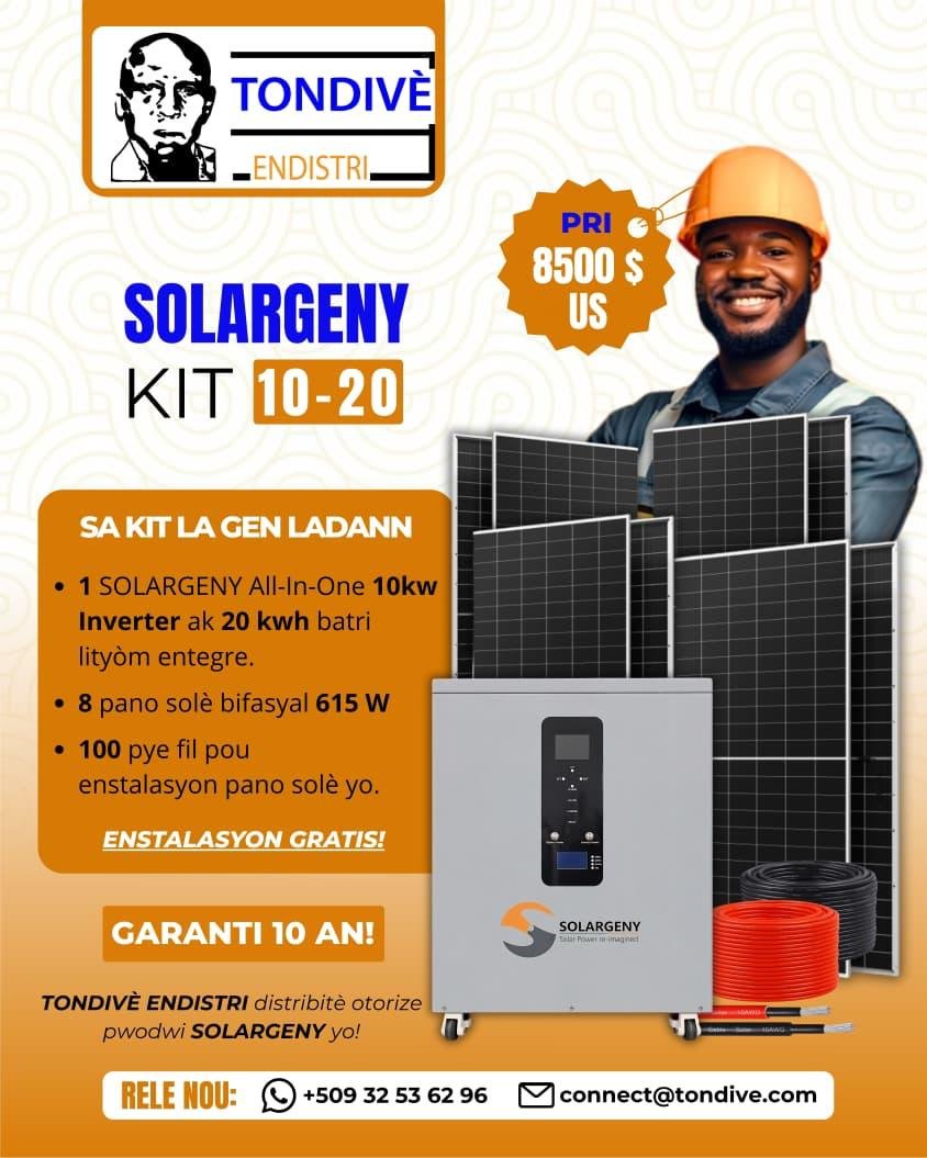 Présentation du SolarGeny Kit 10-20
